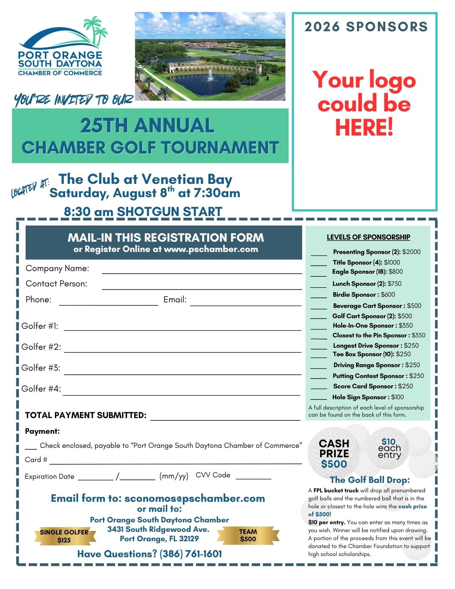 2026 Golf Tournament Flyer.Update (1)
