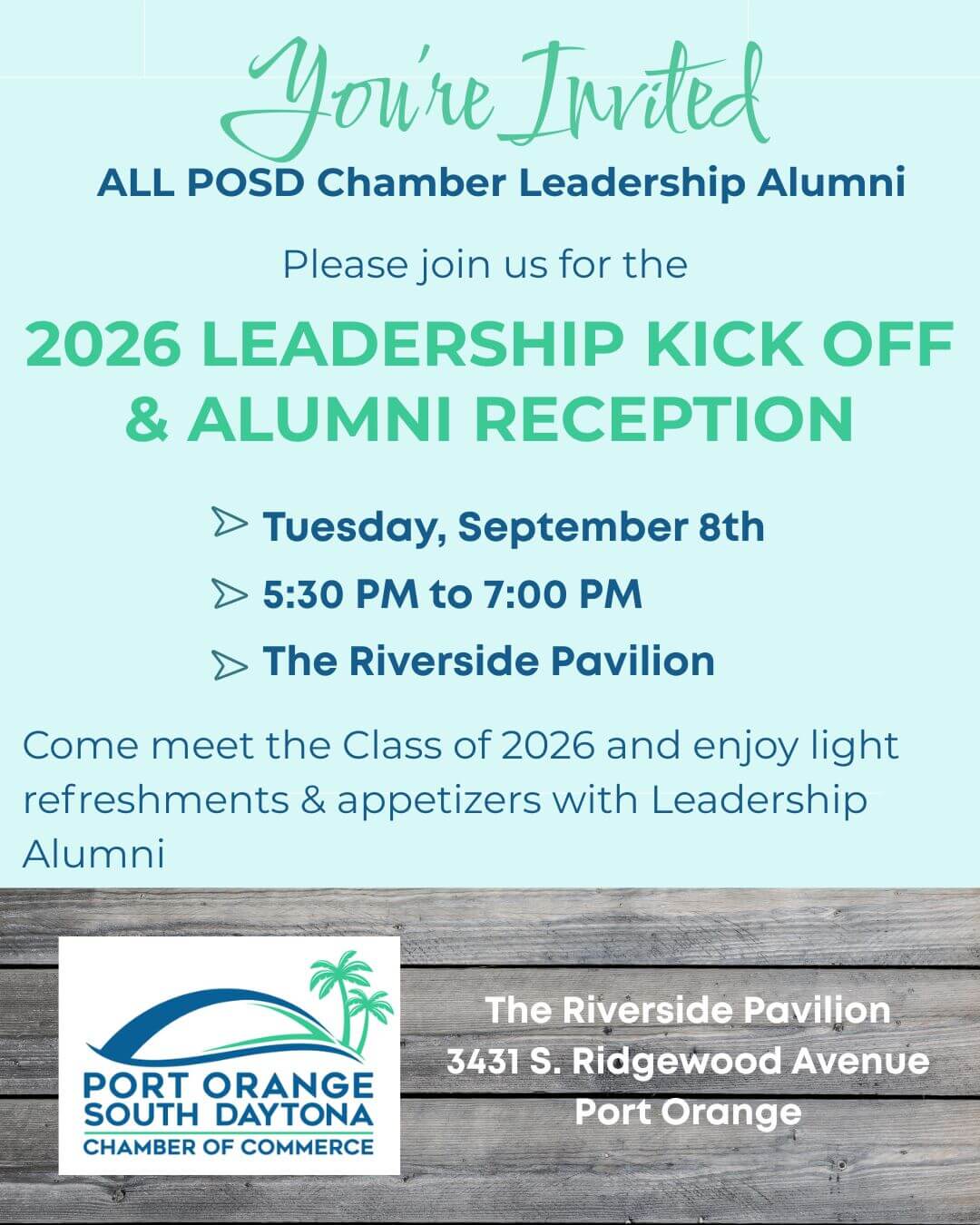 Leadership Alumni Reception