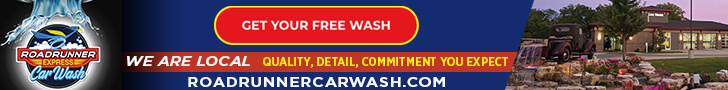 2026 Roadrunner Express Car Wash Banner
