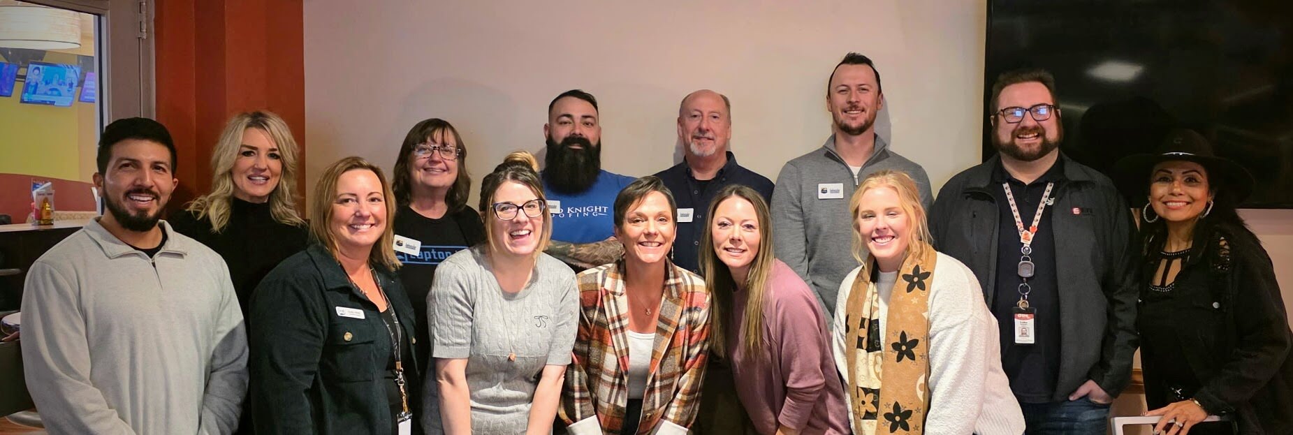 Large group of people posing for a picture