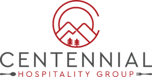 Centennial Hospitality Group Logo with C filled with mountains