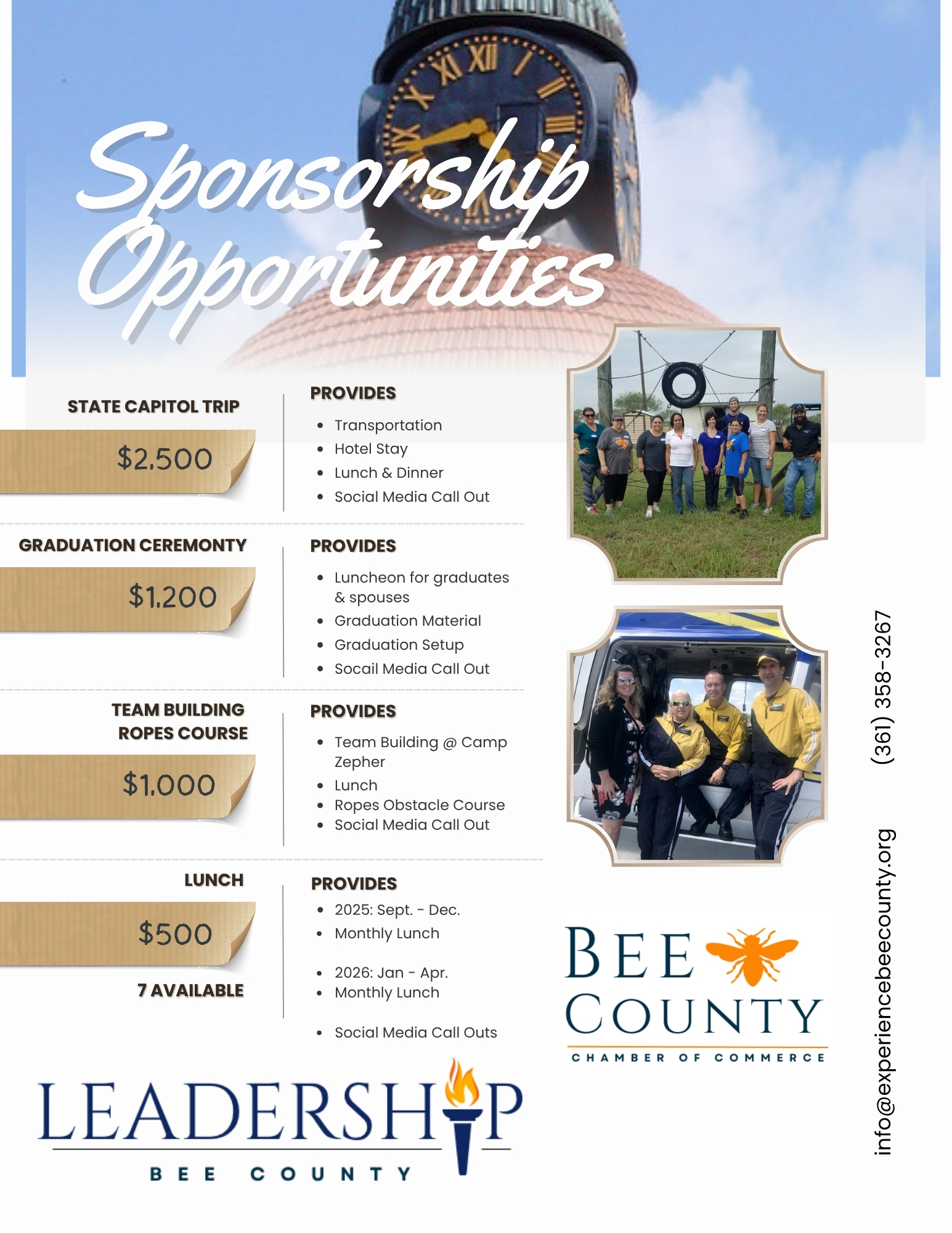 Sponsorship Opportunities JPG Sponsorship Opportunities JPG