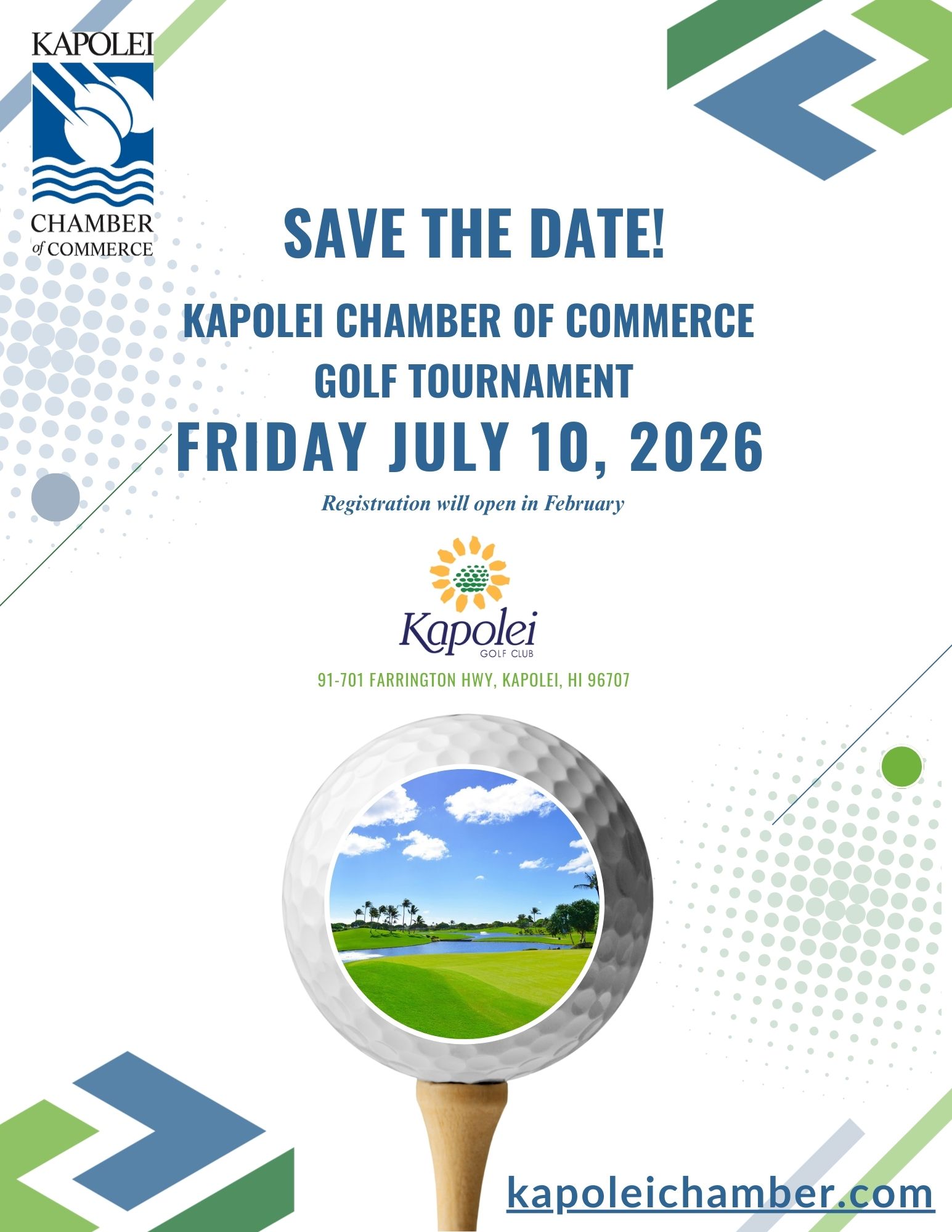 KCC Save the Date! Golf Tournament