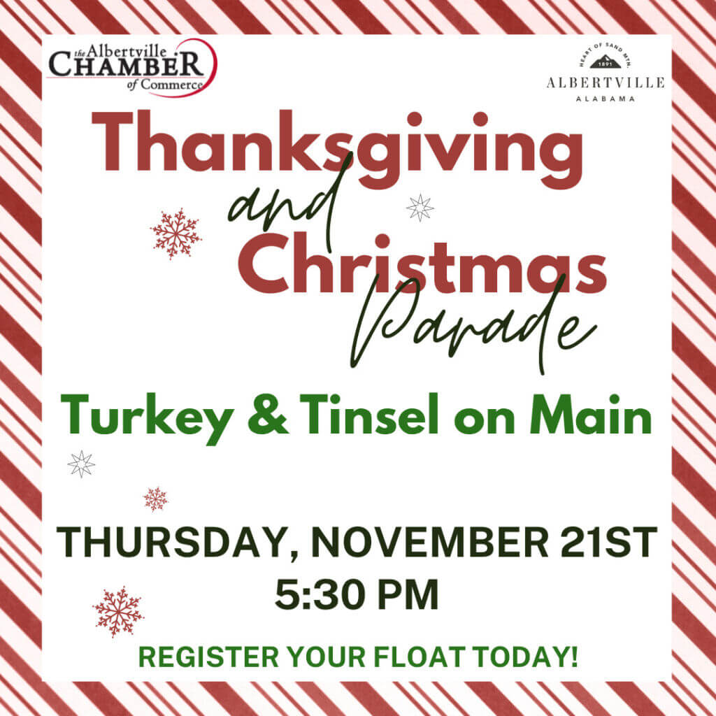 Thanksgiving and Christmas Parade Turkey &amp; Tinsel on Main Website