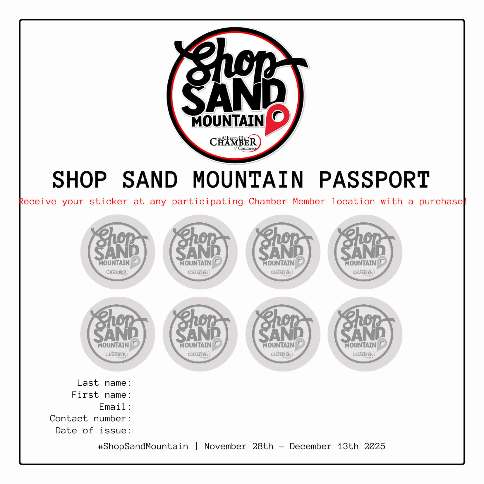 Shop Sand Mountain Passport Shop Sand Mountain Passport