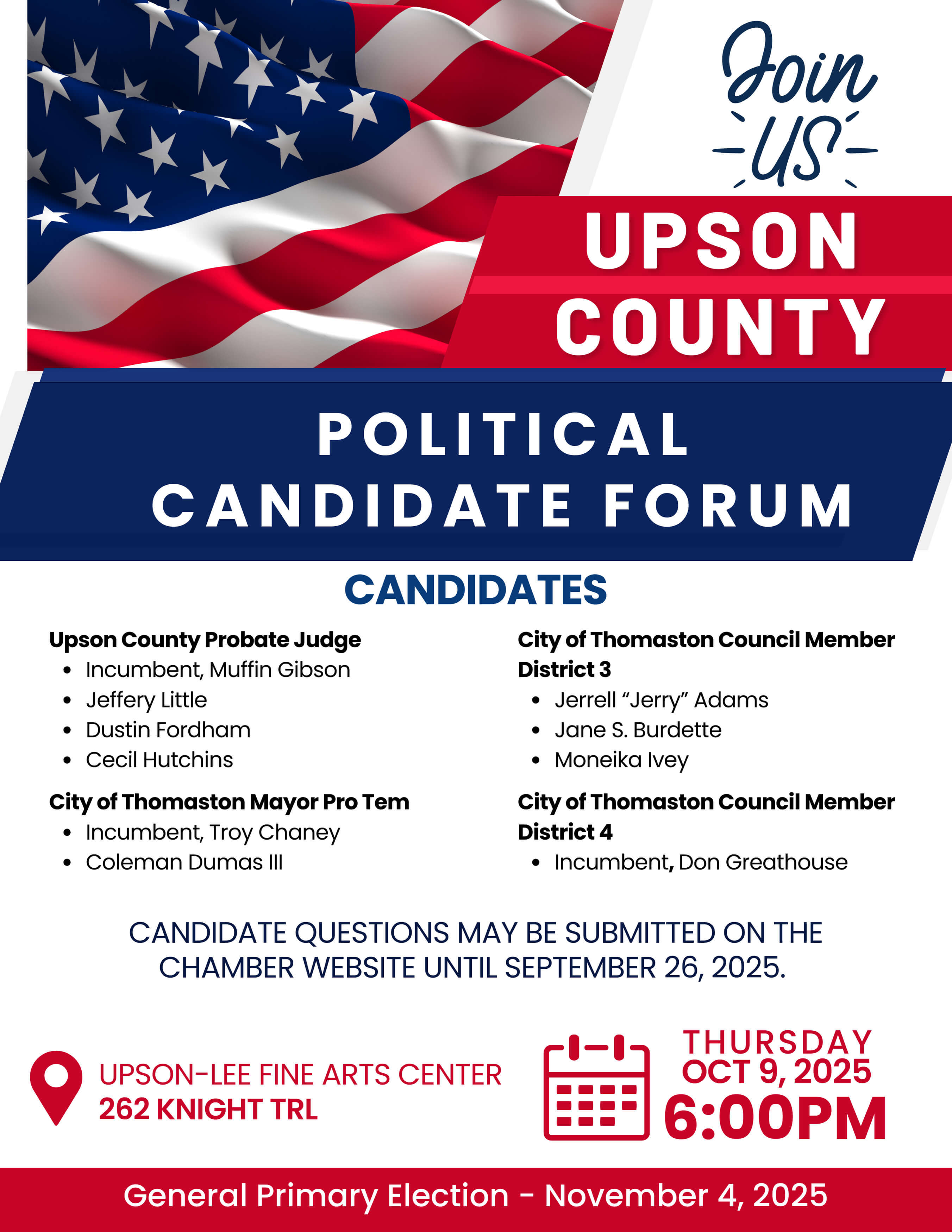 Upson County Political Forum (2)