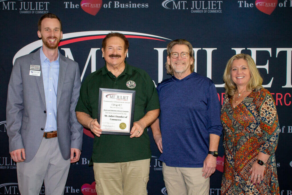 IMG_7756 (1) November Luncheon Community Enhancement Winner -Bicycle and Pedestrian Advisory Committee (BPAC)