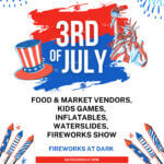 Red and Blue 4th Of July Celebration Event Flyer