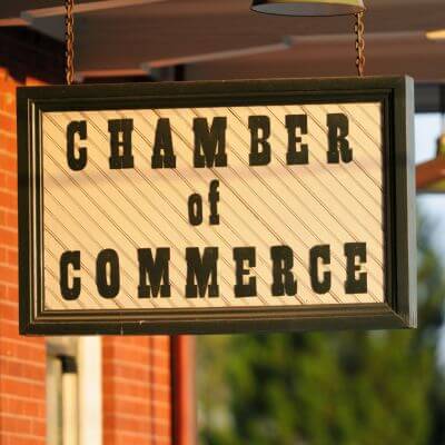 chamber of commerce sign