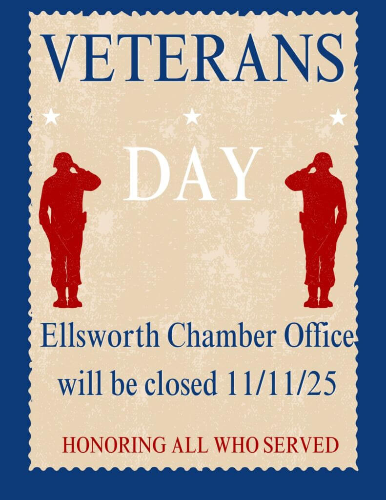 Ellsworth Chamber Office Closed 111125