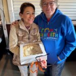 Two women and pies