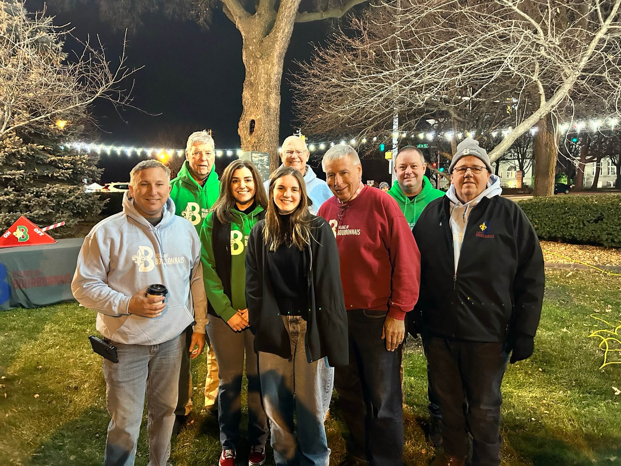 Village of Bourbonnais - Tree Lighting 2023_Board &amp; Savannah Zirbel