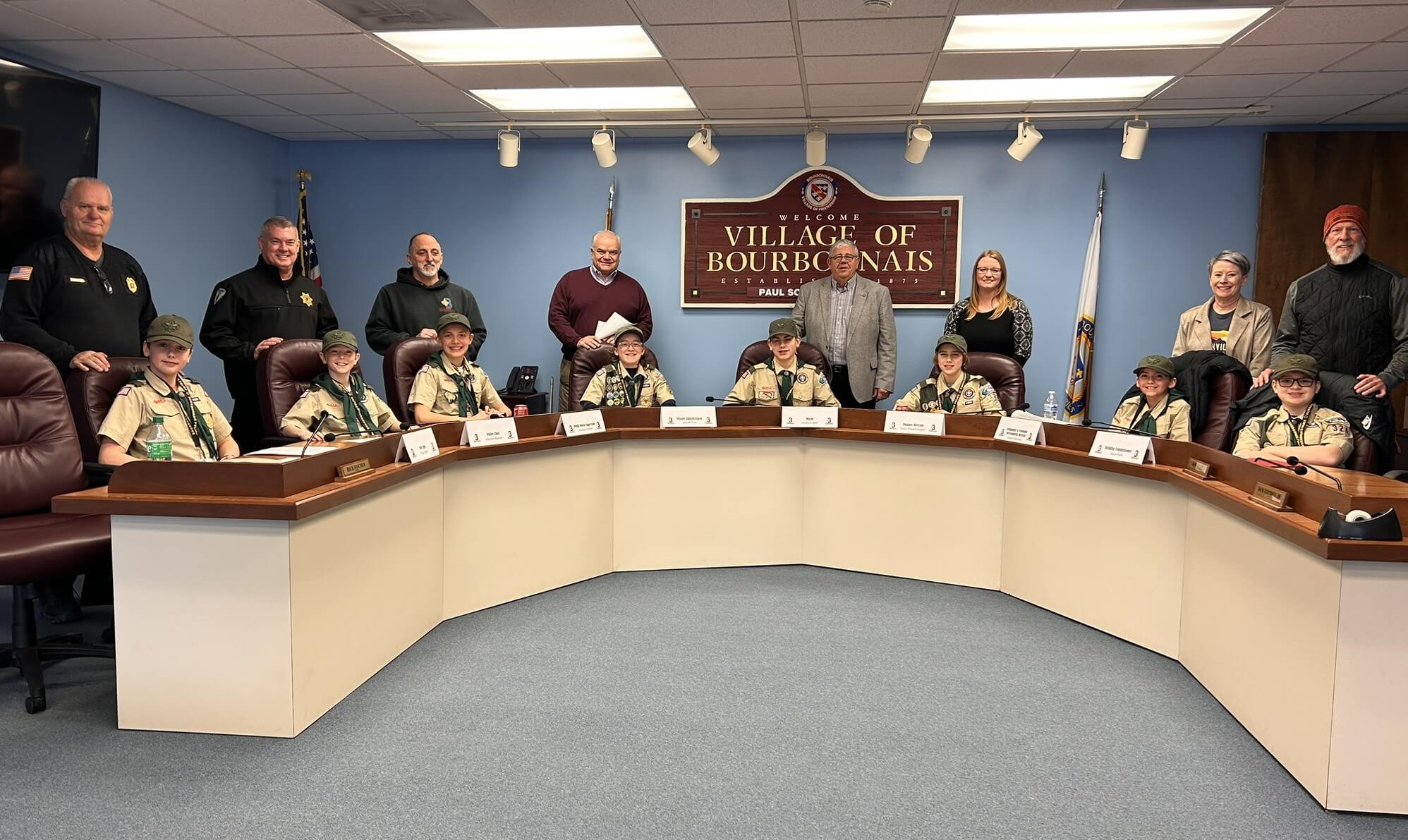 Village of Bourbonnais - Scout Day 2025_Group Pic