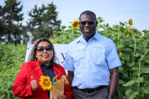 Dr. Ukaga with Chamber ambassador