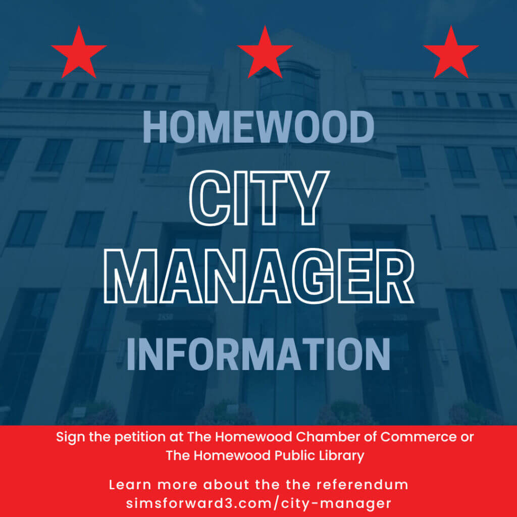 City Manager Information. Where to sign the petition and learn more about this form of government.
