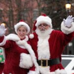 Parade - Santa &amp; Mrs Claus Waving