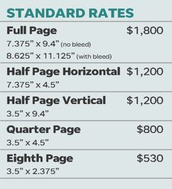 standard ad rates