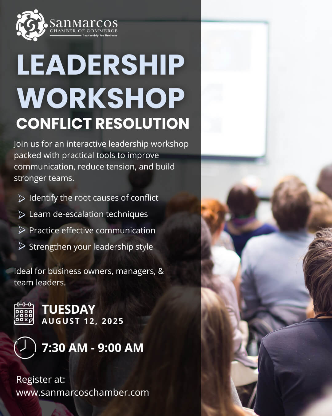 Conflict Resolution Workshop Aug 2025