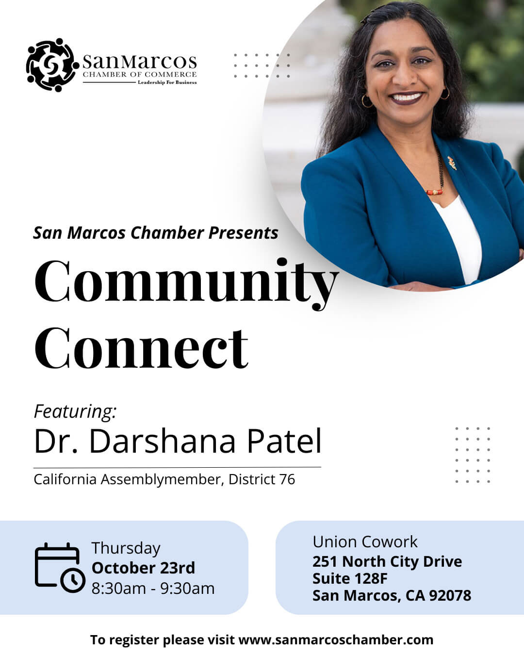 Oct 2025 Community Connect Dr. Darshana Patel