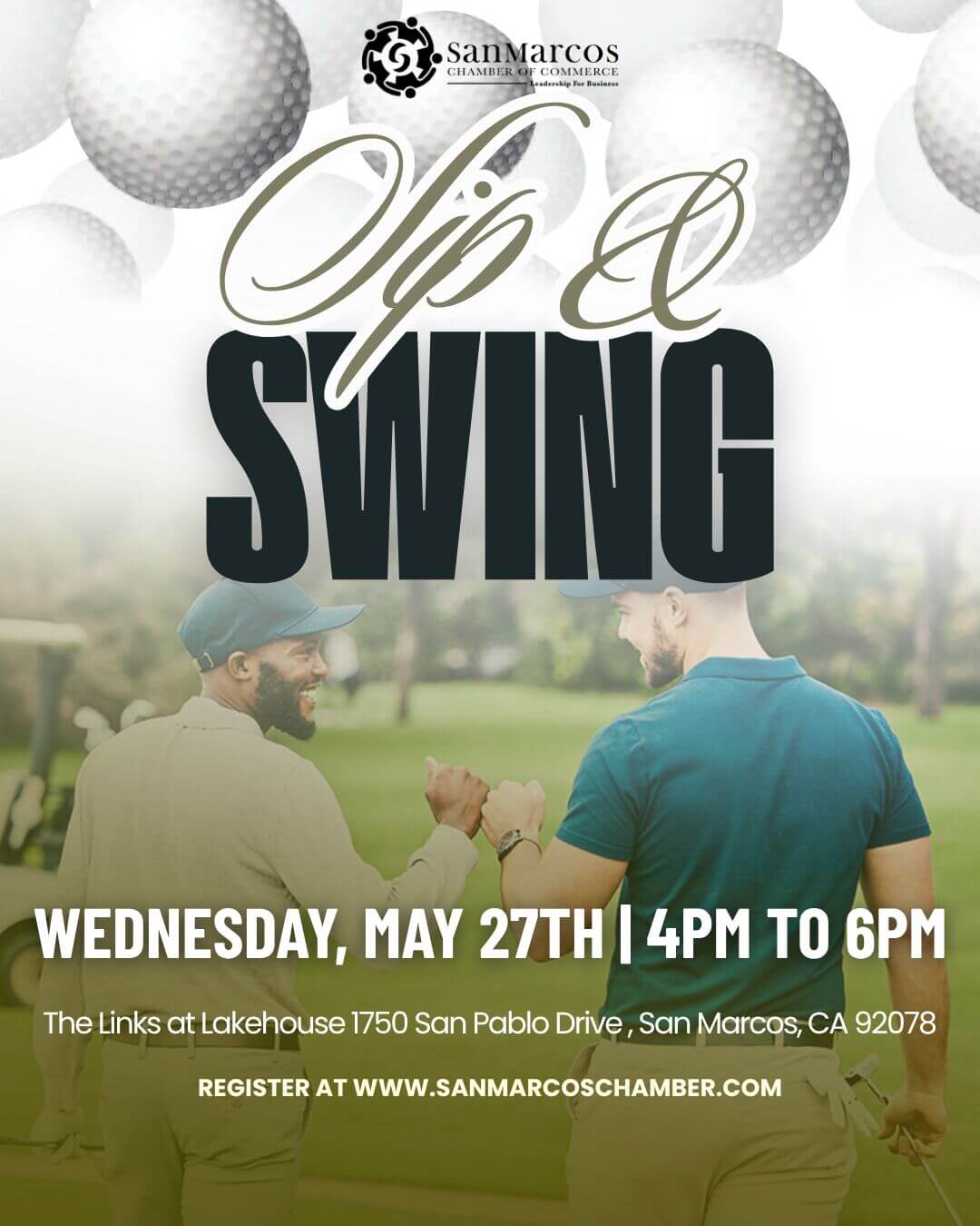 Sip &amp; Swing Mixer - May 2026