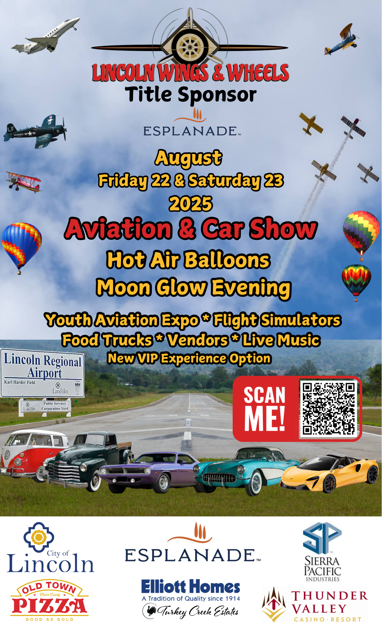 Wings Wheels Sponsor Flyer