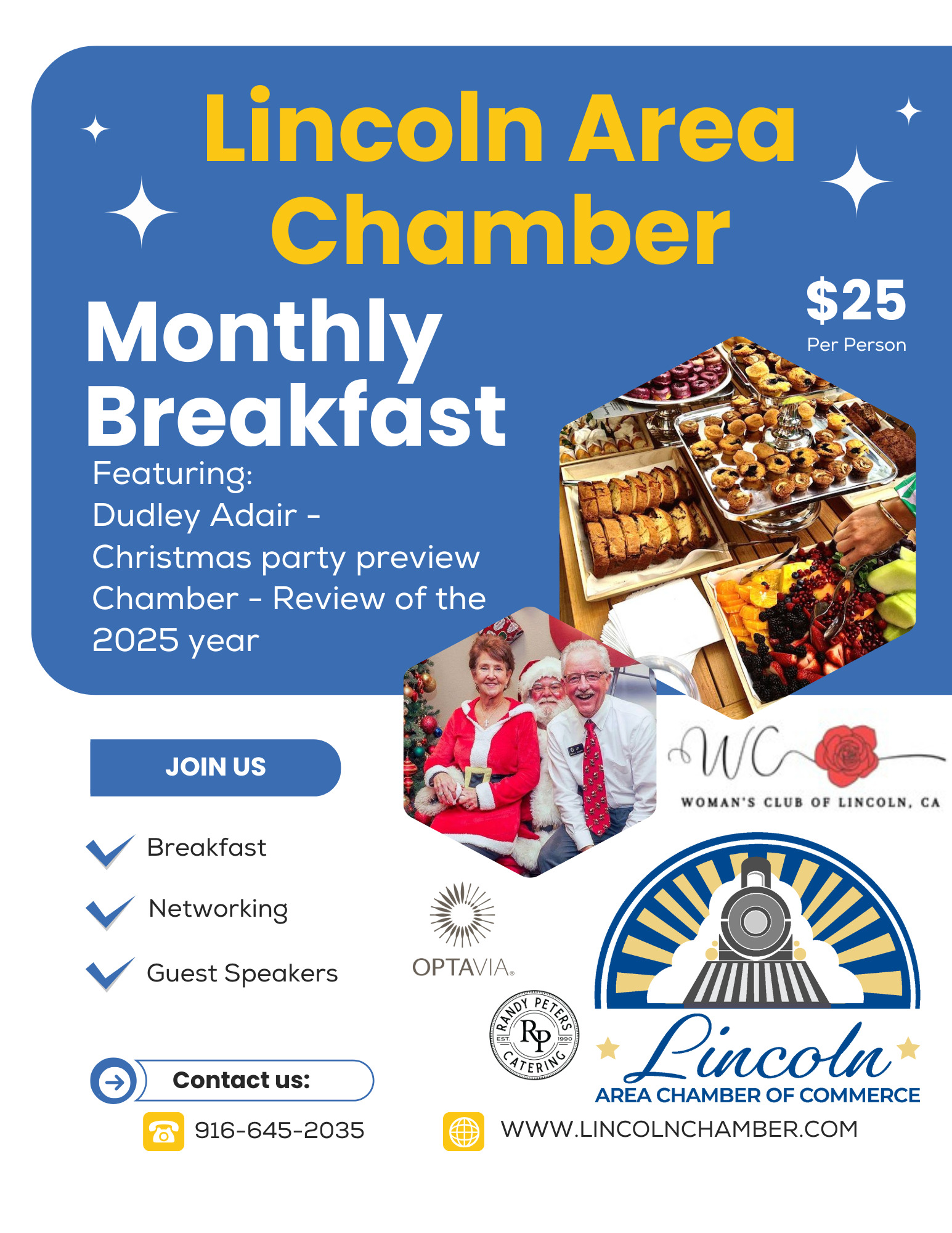 December breakfast flyer