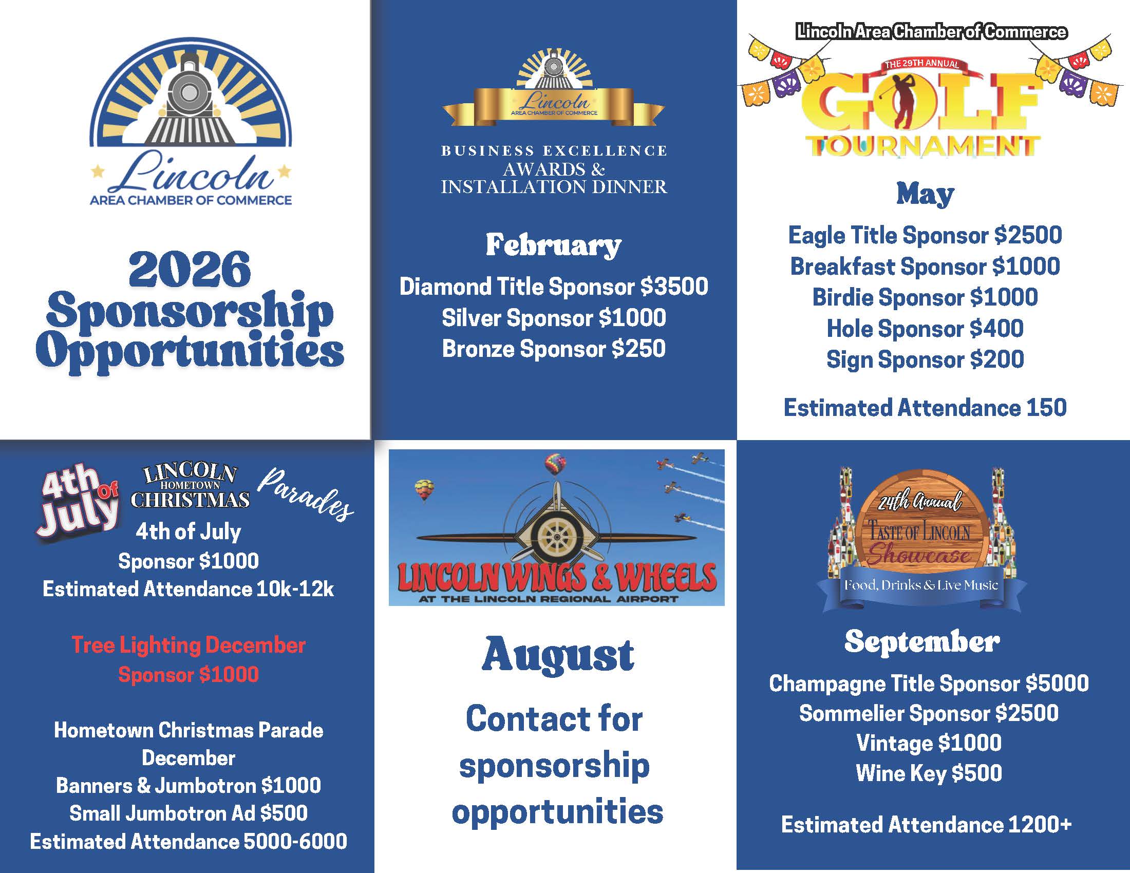 6 Sponsored events 6 Sponsored events