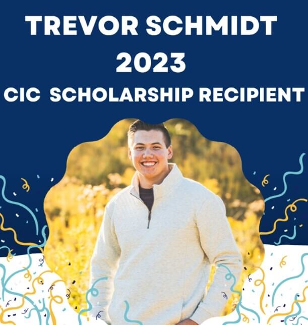 Trevor Schmidt, our 2023 scholarship winner