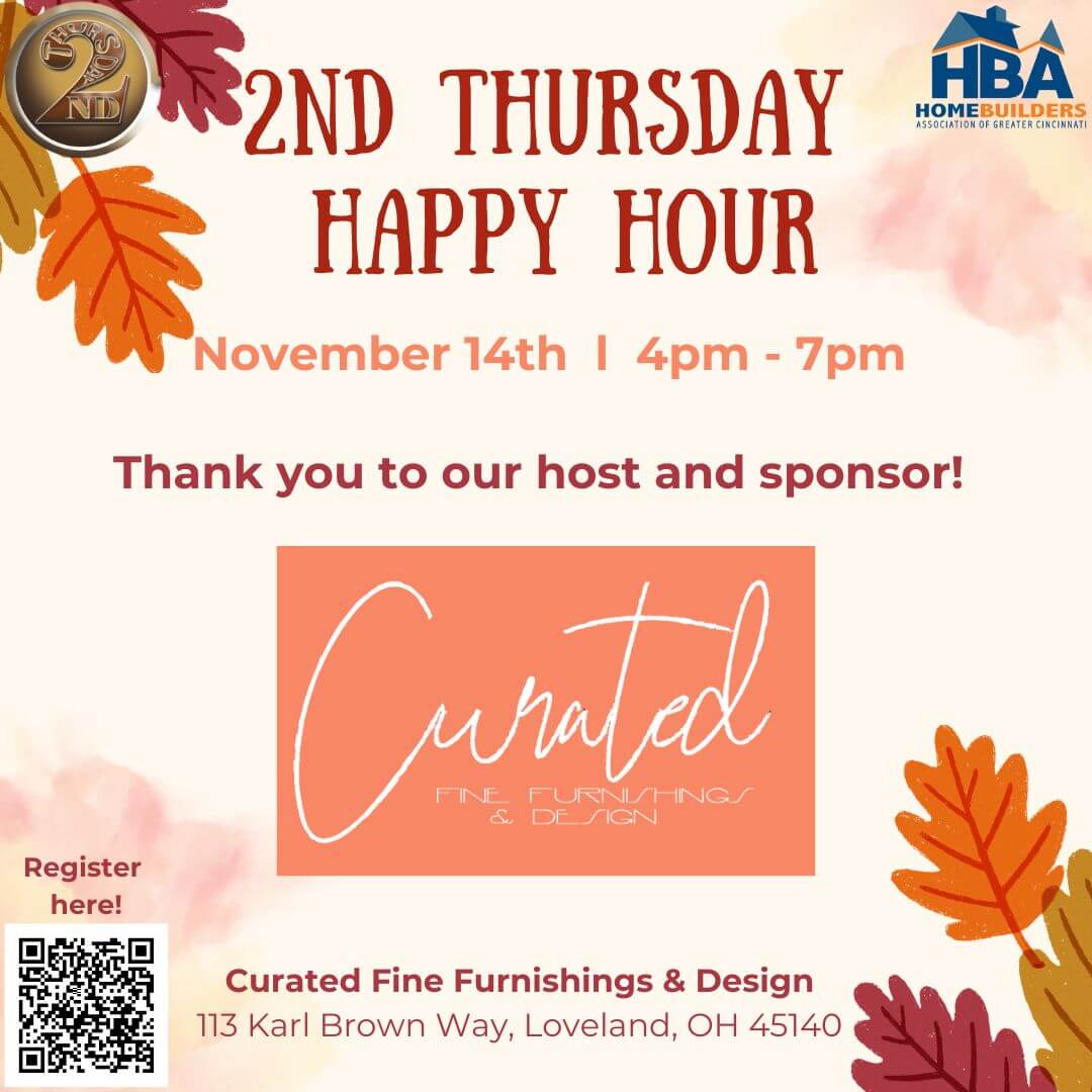 November 2nd Thursday Happy Hour flyer 101620224