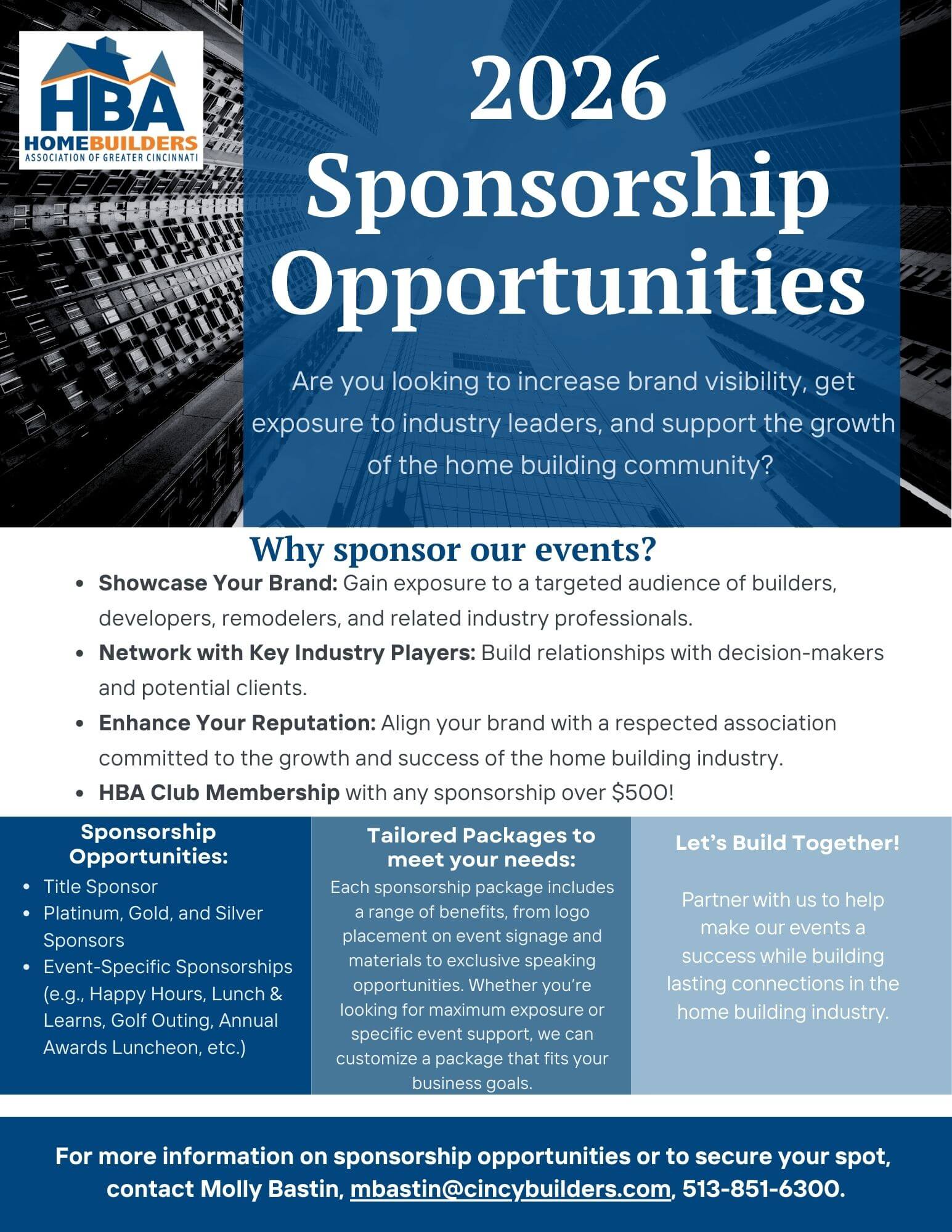 2026 Sponsorship Page