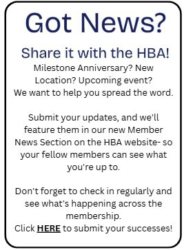 Got news share it with the HBA