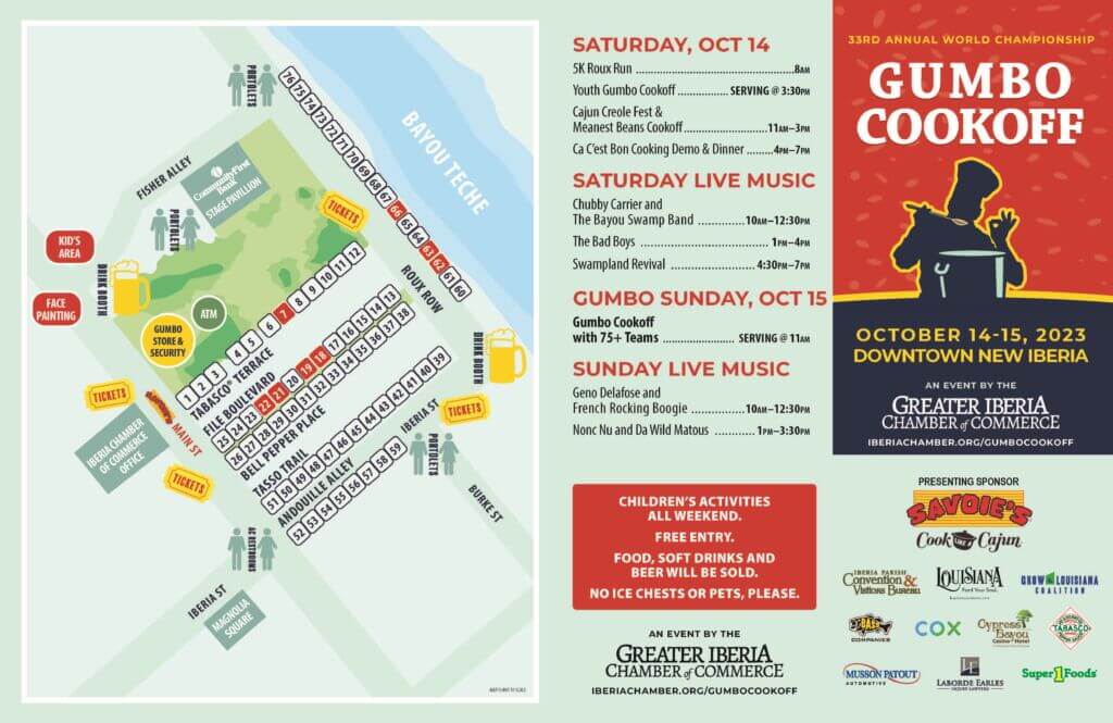 Gumbo Cookoff 2023_11x17 Brochure_ map_Page_1