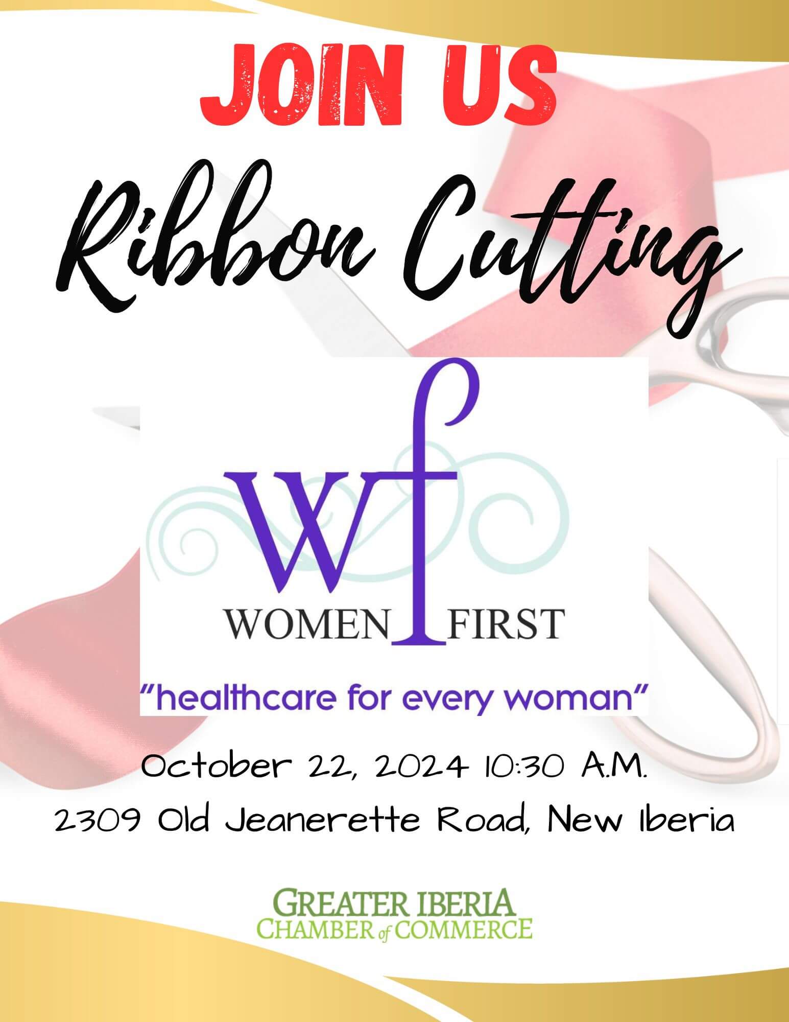 women first ribbon cutting