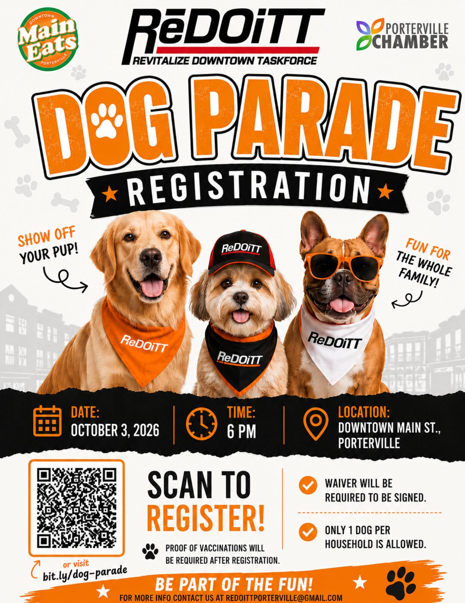 2026 dog parade registration flyer 2026 dog parade registration flyer