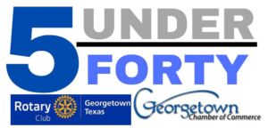 5 Under Forty logo