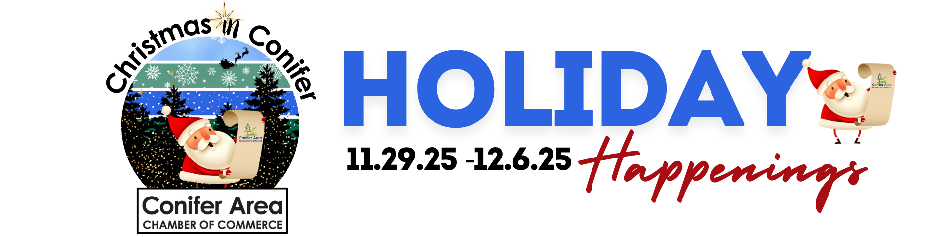 holiday happenings header holiday happenings header
