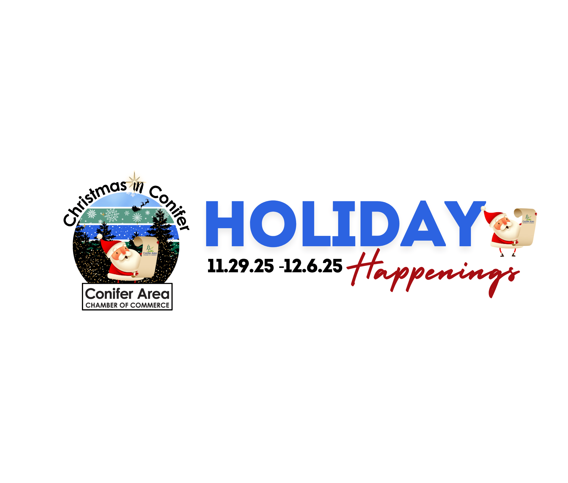 Holiday Happenings header 2025