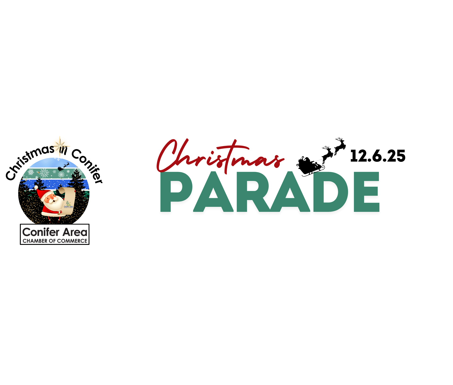 Christmas in Conifer Parade header 2025