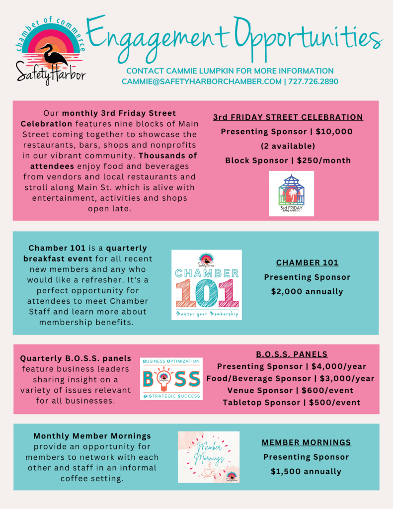 UPDATED Annual Chamber Engagement Options Page 2 UPDATED Annual Chamber Engagement Options Page 2