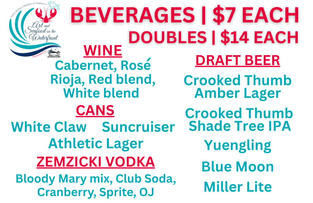 Beverage menu (17 x 11 in)