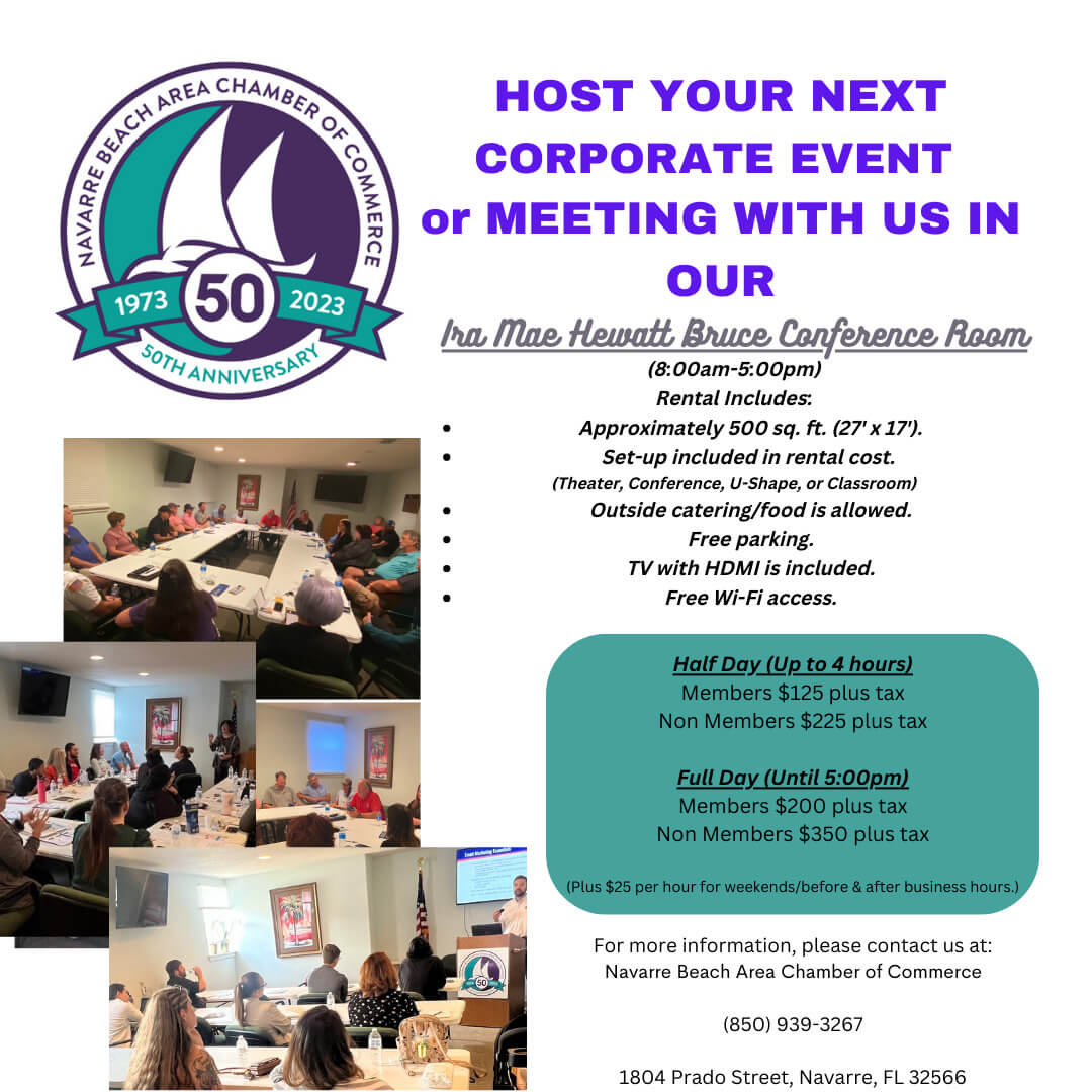 Ira Mae Hewatt Bruce Conference Room Rental Includes Approximately 500 sq. ft. (27' x 17') (6)