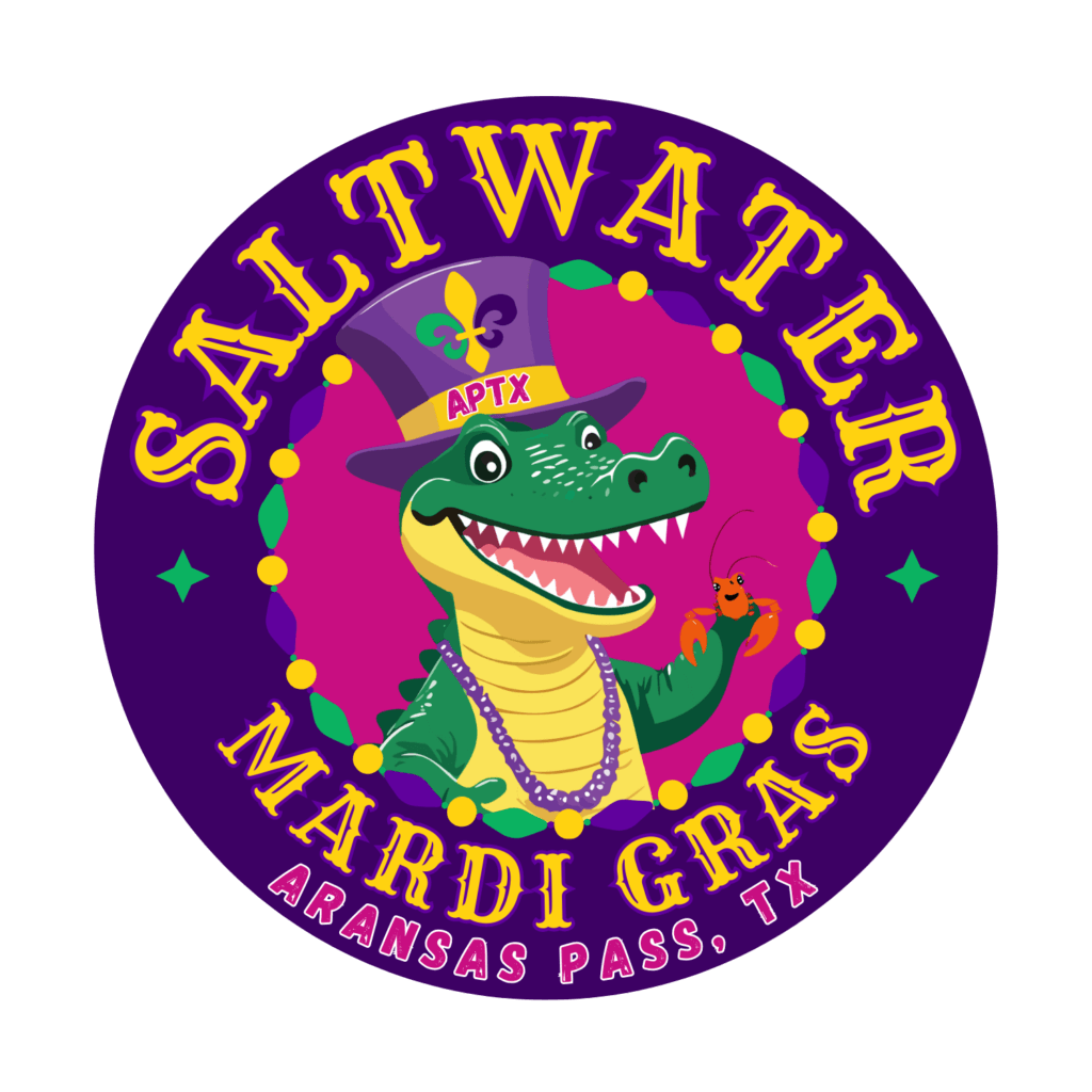 Saltwater Mardi Gras Logo