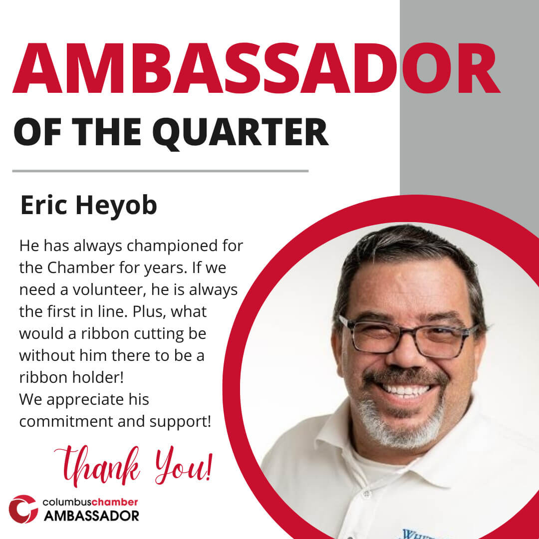 Ambassador of the Quarter - Q3 2024 - Eric Heyob