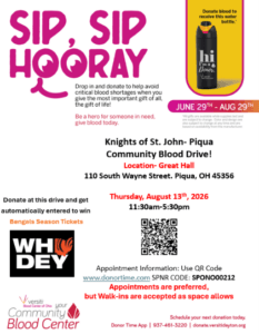 Blood Drive Flyer