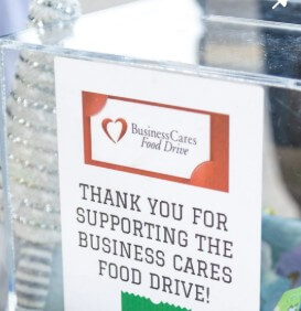 Business Cares Food Drive