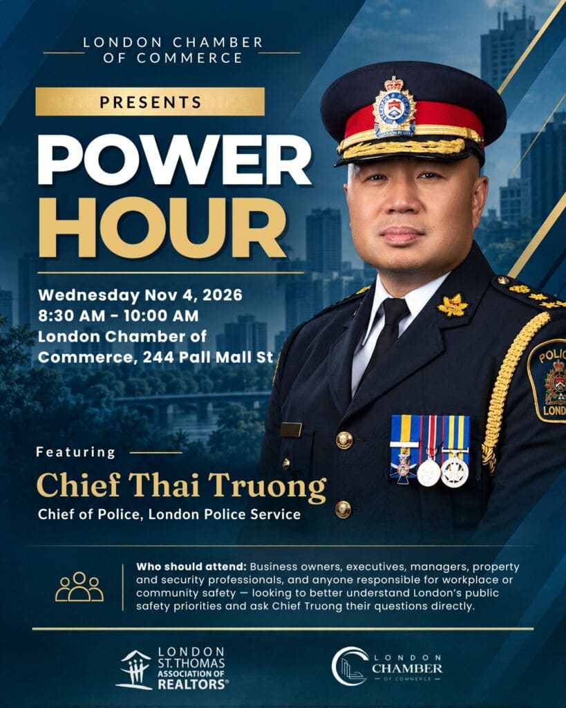 Power Hour is a new London Chamber of Commerce event series