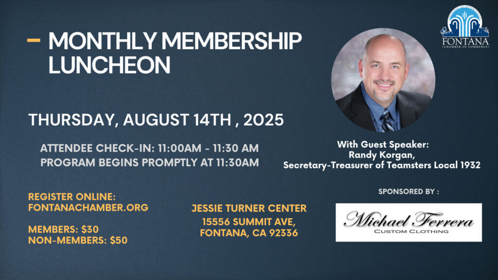 August 2025 Luncheon Flyer