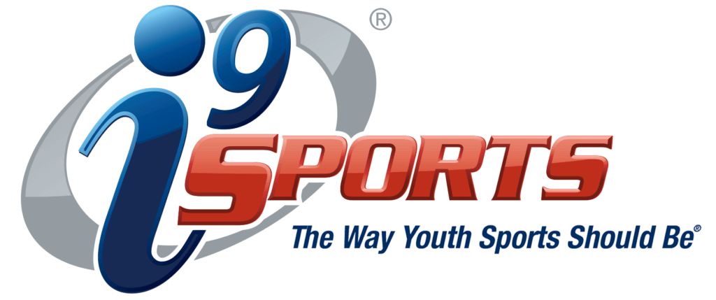 Metallic i9 Sports logo 3D with tag