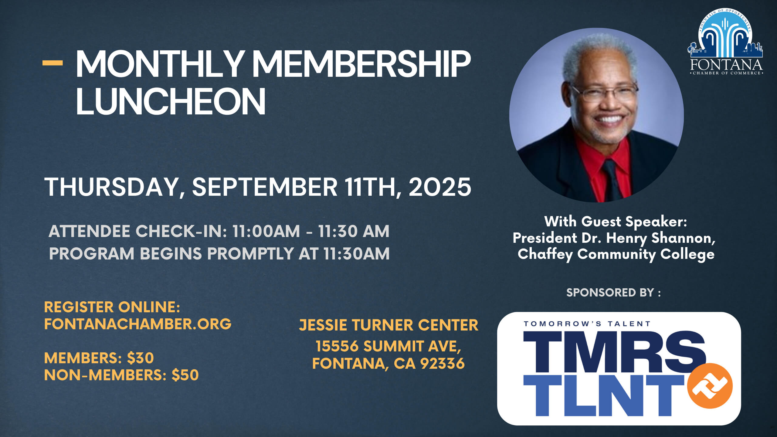 September 2025 Luncheon Flyer September 2025 Luncheon Flyer