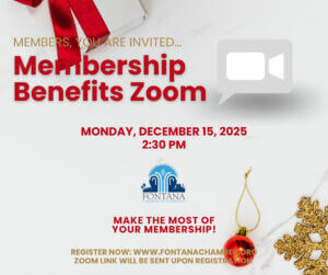 December Membership Benefits Zoom